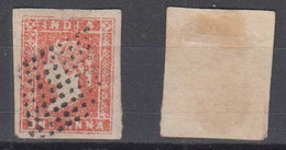 India 1854 Mi# 5 Used 1 ANNA Nice Postmark Good Margins - 1854 Britische Indien-Kompanie