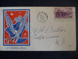 (4) UNITED STATES / USA / VERENIGDE STATEN /  LET FREEDOM RING 1942 SEE SCAN - 1941-1950
