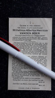Bidprentje Soldaat Wilhelmus Vanden Boer, Gesneuveld Te Vinkt. - Andachtsbilder