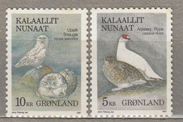 GREENLAND GROENLAND 1987 Birds MNH(**) Mi 176-177 #21589 - Sin Clasificación