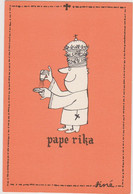 SINE  - Ed IA Paris  - Humour  Serie Pape Pape Rika - Religion Hostie Epice Paprika  -  CSPM  10,5x15  TBE Neuve - Sine