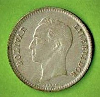 VENEZUELA / 25 CENTIMOS / 1954 / BOLIVAR LIBERTADOR / ETAT SUP - Venezuela