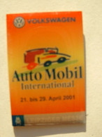 PIN'S VOLKSWAGEN - AUTO MOBIL INTERNATIONAL 2001 - Volkswagen