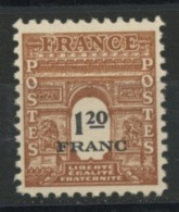 FRANCE - ARC DE TRIOMPHE - N° Yvert 707** - 1944-45 Triomfboog
