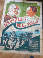 Affiche Cinéma.    Les Bateliers De La Volga     1.36 X 1.19     (voir Scan) - Manifesti