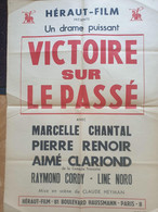 Affiche Cinéma.   Victoire Sur Le Passé. Pierre Renoir     0.79x 0.56   (voir Scan) - Affiches