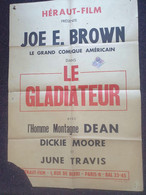 Affiche Cinéma.   Le Gladiateur      0.76x 0.56   (voir Scan) - Posters