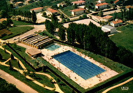 N°79041GF -cpsm Fumel -la Piscine Vue Du Ciel- - Natation