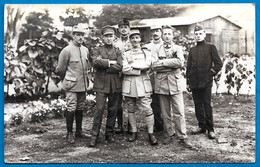 1918 CPA CARTE-PHOTO Par René DAUBIGNY MAGDEBURG Prisonnier De Guerre Kriegsgefangenen Geprüft Cachets - Guerra 1914-18