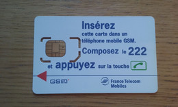 ANCIENNE CARTE GSM SIM FRANCE TELECOM T.B.E !!! - Andere & Zonder Classificatie