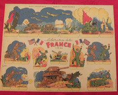 MAQUETTE à Découper- JEAN – Illustrateur-1944- LIBÉRATION De De La FRANCE Avec Les Armées Anglo-Américaines *RARE * - Carton / Lasercut