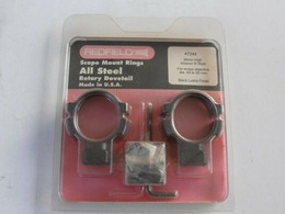 REDFIELD - ALL STEEL SCOPE MOUNT RINGS- ROTARY DOVETAILS - Equipement