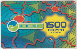 NORTH MACEDONIA - Green Blue Card , Makedonski Telekomunikacii Prepaid Card 1,500 ден, Used - Macedonia Del Norte