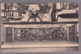 DIEST.   Berchmans-Hulde 1921.  Oude Communiebank In De O.L.Vrouwkerk - Diest