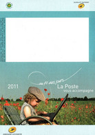 6799 Petit Calendrier De Poche 2011  (scan Recto-verso) LA POSTE - Formato Piccolo : 2001-...
