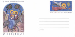 AUSTRALIA - AEROGRAMME CHRISTMAS POSTAGE PAID Unc /QD20 - Aerogramas