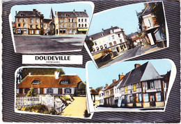 Doudeville - Route De Saint-Valéry , Rue Carnot Et Souvenir Multivues - Autres & Non Classés