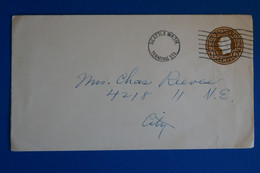 L20 ETATS UNIS BELLE LETTRE 1900 SEATTLE POUR NEW YORK+ AFFRANCH. PLAISANT - Lettres & Documents