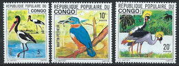 Congo-Brazzaville YT 437-439 Neuf Sans Charnière - XX - MNH Oiseau Bird - Neufs