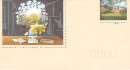 AUSTRALIA - Stationary ENVELOPE 43c SCHOOL OF HOLTICULTURE 1991 Unc /QD50 - Ganzsachen