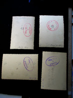 4 Stuks Oude  Originele FOTO's1941---42  Uit  Duits Krijgsgevangenis  Kamp OFLAG V II- B     EICHSTUTT - Oorlog, Militair