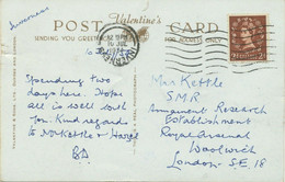 GB „INVERNESS“ Machine Postmark On RP Pc Extremely Rare POSTMARK-ERROR INVERTED - Schotland