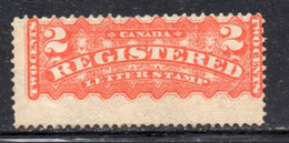 XP4237 - CANADA' 1875 , Espressi Yvert N. 1 * Linguella (2380) - Recommandés