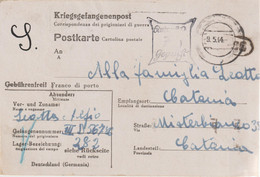 138*-Prigionieri Guerra Italiani  In Germania Dest.Sicilia Durante Amgot-Occupazione Alleata-22.4.44 - Anglo-american Occ.: Sicily