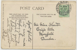 GB SCOTTISH VILLAGE POSTMARKS "STRANRAER / 312" (28 Mm, Code "5 45 PM") On Pc - Scotland