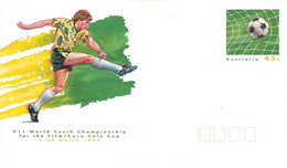 AUSTRALIA - Stationary ENVELOPE 45c WORLD YOUTH CHAMPIONSHIP 1993 Unc /QD68 - Postal Stationery