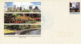 AUSTRALIA - Stationary ENVELOPE 43c BOTANIC GARDEN SYDNEY 1991 /QD72 - Ganzsachen