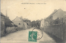 CPA Argentré La Rue De La Gare - Argentre
