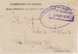 106*-Prigionieri Guerra Italiani- P.O.W-Est Africa Force  X Sicilia-Catania - Anglo-Amerik. Bez.: Sicilë