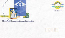 AUSTRALIA - Stationary ENVELOPE 45Cc 11th WORLD CONGRESS OF ANAESTHESIOLOGISTS 1996 Unc /QD82 - Postal Stationery