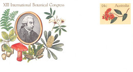 AUSTRALIA - Stationary ENVELOPE 24c BOTANICAL CONGRESS 1981  Unc /QD88 - Enteros Postales