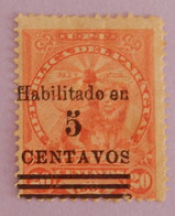 PARAGUAY YT 150 NEUF*MH " LION "ANNÉES 1907/1908 - Paraguay