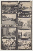 Germany Deutschland Bebra Bahnhof Train Station Art Nouveau Multi View 12781 Post Card POSTCARD - Bebra