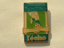 PIN'S L'ECHO - CHALLENGE FAIR PLAY - FOOTBALL - Médias