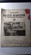 Bulletin De La Société Alsacienne De Constructions Mécaniques Juillet 1933, 64 Pages - Maschinen