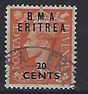 Italy (occupied Colonies) 1948  B.M.A. Eritrea (o) SG.E3 - Occ. Britanique MEF