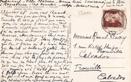 23106# CARTE POSTALE Obl MONTE CARLO PRINCIPAUTE DE MONACO 1948 TROUVILLE CALVADOS - Lettres & Documents