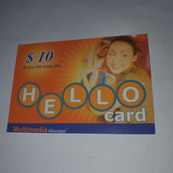 Cambodia-(kh-hel-ref-0025)-phoning Lady-(11)-(387277629032)-(26/2/2005)-($10)-used Card+1card Prepiad - Cambodge