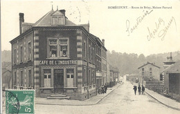 CPA Homécourt Route De Briey Maison Perrard - Homecourt