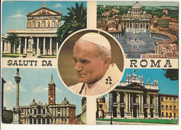 CPM. Vatican , Saluti Da  Roma , Giovanni  Paulus PP. II , Ed. P. - Vatican