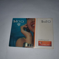 Cambodia-(KH-CEL-REF-003a)-phoning Lady2-(19)-(4135-4330-3447-54)-(30/6/2006)-($20)-used Card+1card Prepiad - Cambogia