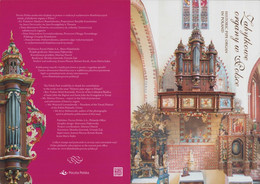 POLAND 2019 Booklet Historic Pipe Organ In Poland, Baroque Organ, Cathedral Basilica, Torun, Instrument / Block MNH**FV - Carnets