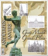 Belg. 2014 Grote Markt Antwerpen Ongetand Blok 219- Grand Marché Anvers ND - 2001-…