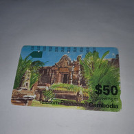 Cambodia-(ICM3-2-3a)-tample-(icm3-2-3)-(36)-(025285662)-(?)-($50)-used Card+1card Prepiad - Cambodia