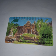 Cambodia-(ICM3-2-3b)-tample-(icm3-2-3)-(37)-(025287087)-(?)-($50)-used Card+1card Prepiad - Camboya
