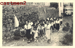 CARTE PHOTO : SCOUTISME ECLAIREUSES DE FRANCE SCOUT ECLAIREUSE ISERE 38 ? PHOTOGRAPHE PERRICHON - Pfadfinder-Bewegung